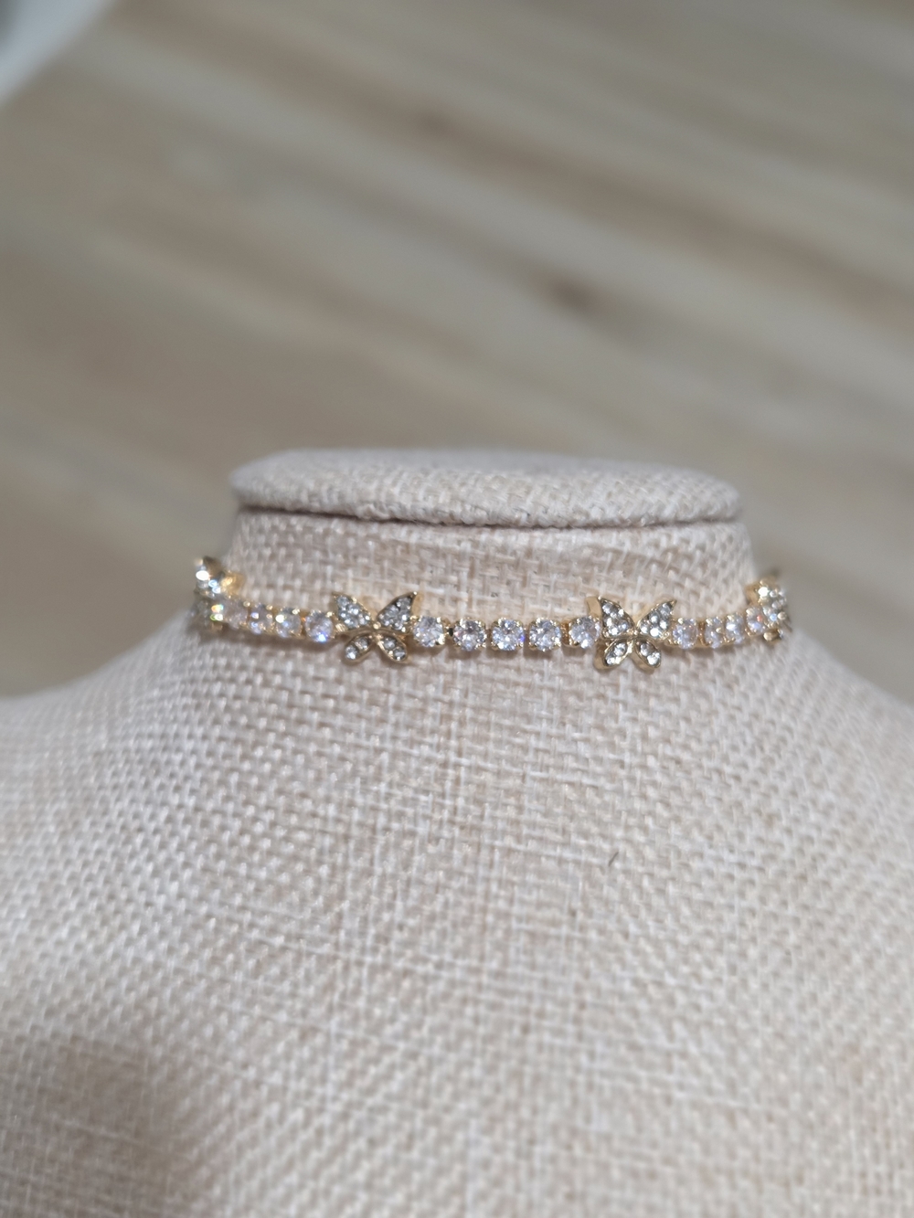 Gold Butterfly  Bracelet - Picture 4 of 4
